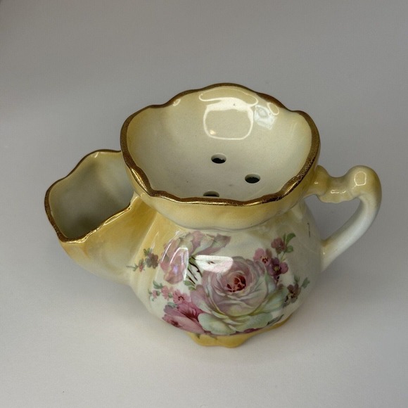 Vintage Old Foley James Kent LTD Staffordshire England Shaving Scuttle Mug/Cup - Picture 2 of 16